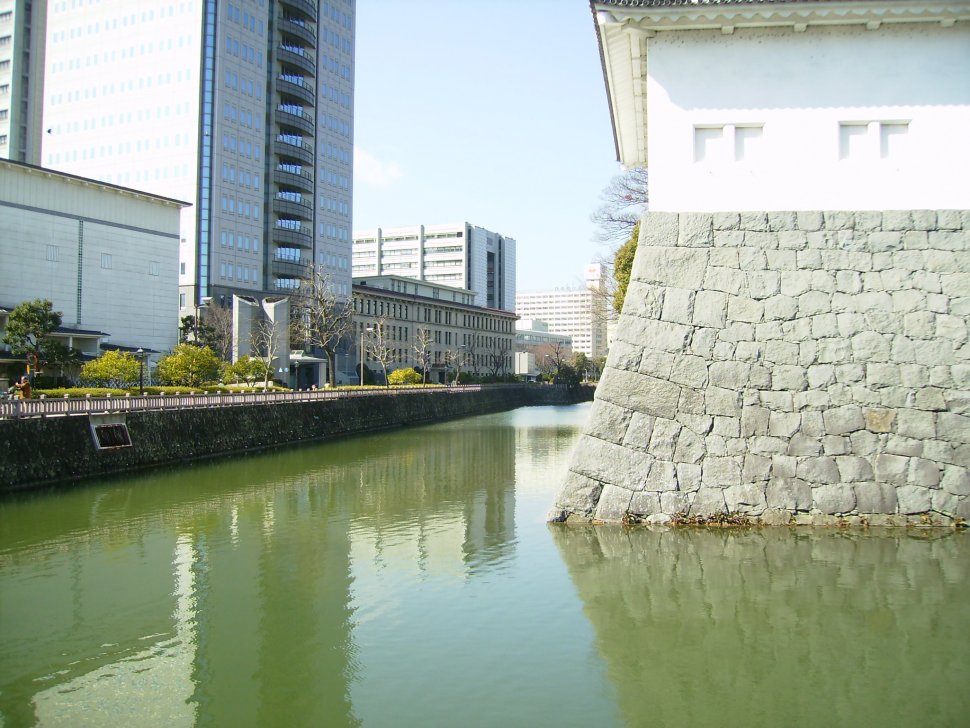 石垣　駿府公園未申